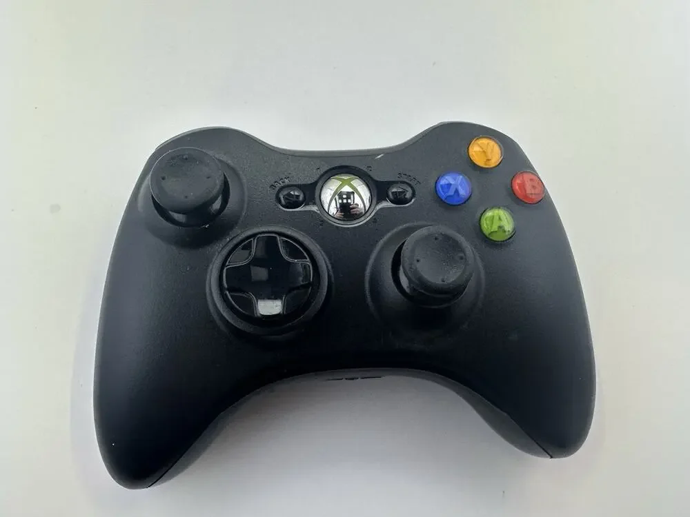 Genuine OEM Black Microsoft Xbox 360 Wireless Controller Tested Fast Shipping